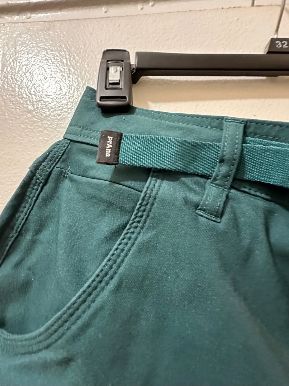 Prana Men's Deep Teal Cargo Shorts